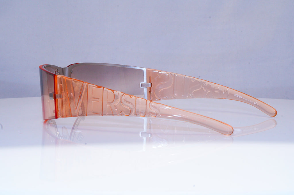 VERSUS Mens Vintage 1990 Designer Sunglasses Brown Wrap L60 26M/293 18502