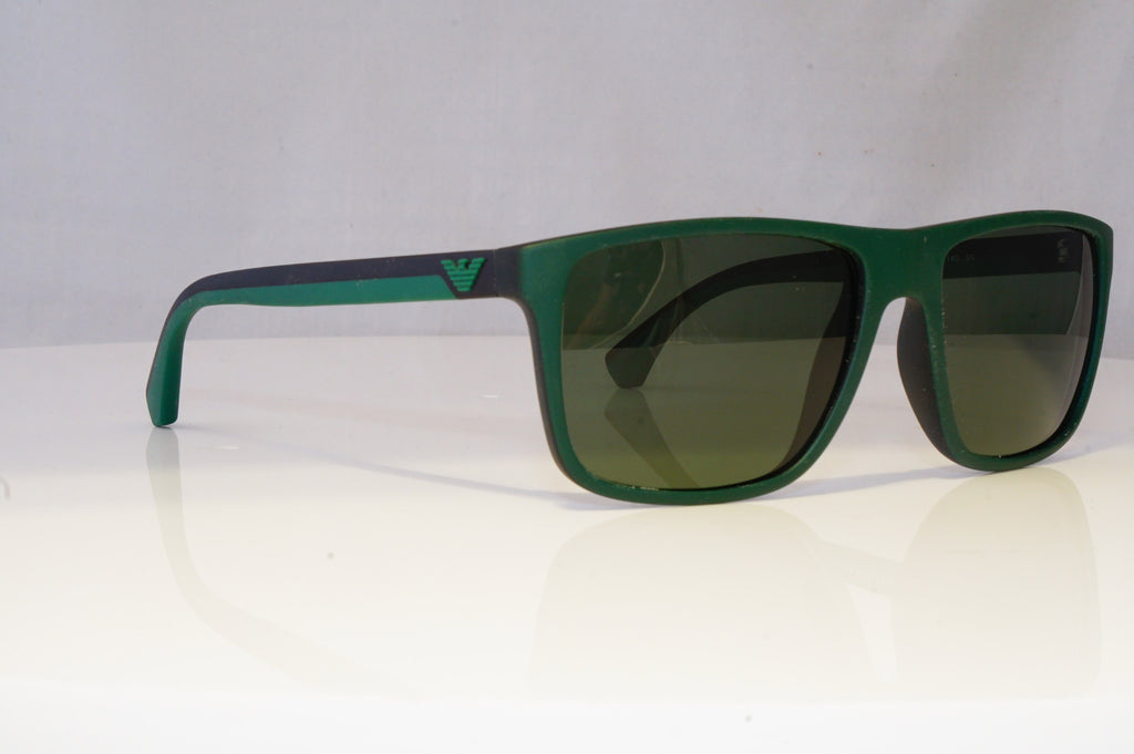 EMPORIO ARMANI Mens Designer Sunglasses Green Square EZ 4033 5232/71 18448