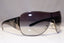 PRADA Vintage 1990 Unisex Designer Sunglasses Black Shield SPR 57L 5AV-3M1 22076