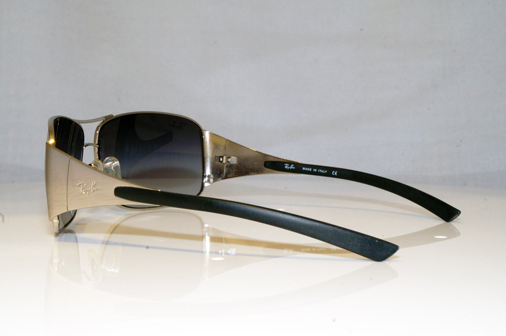 RAY-BAN Mens Designer Sunglasses Silver Rectangle RB 3320 042/8G 16553