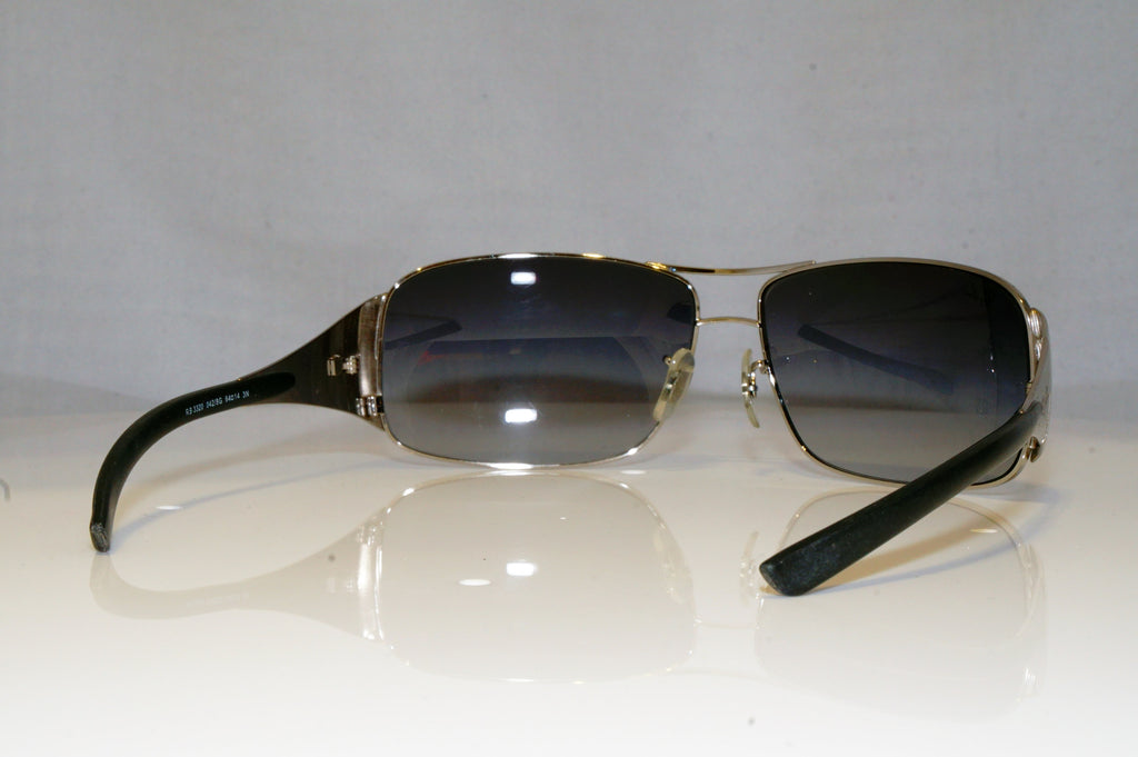 RAY-BAN Mens Designer Sunglasses Silver Rectangle RB 3320 042/8G 16553