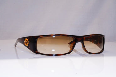GUCCI Mens Vintage 1990 Designer Sunglasses Brown Rectangle GG 2516 3K7 18565