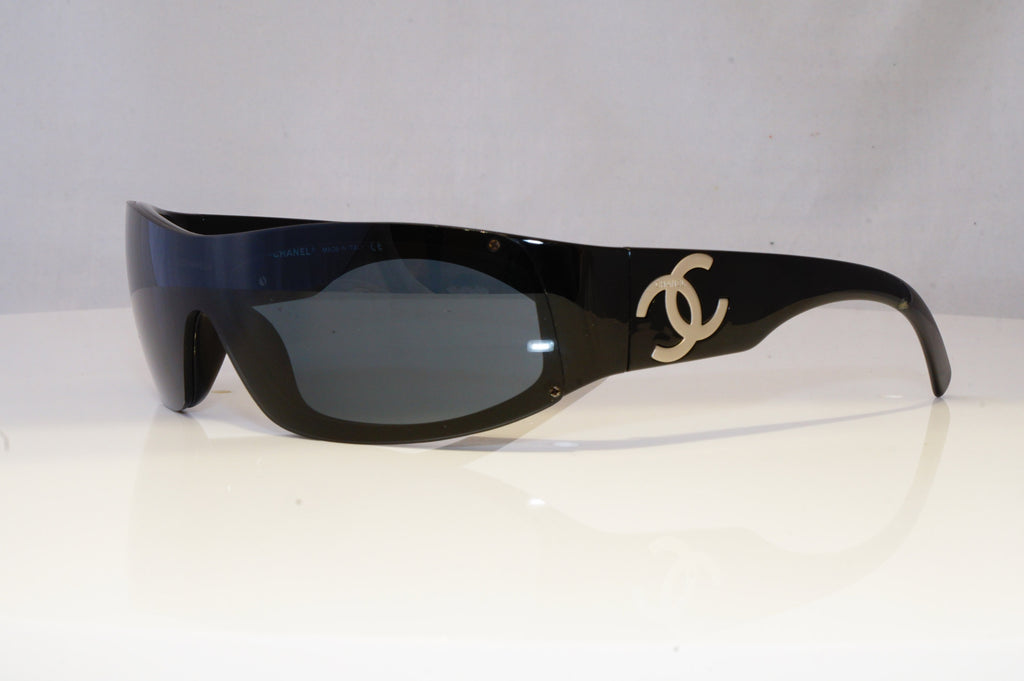 CHANEL Mens Womens Designer Sunglasses Black Shield 5072 501/87 14180