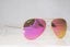 RAY-BAN Mens Designer Polarized Sunglasses Purple Aviator RB 3025 112/1Q 15238