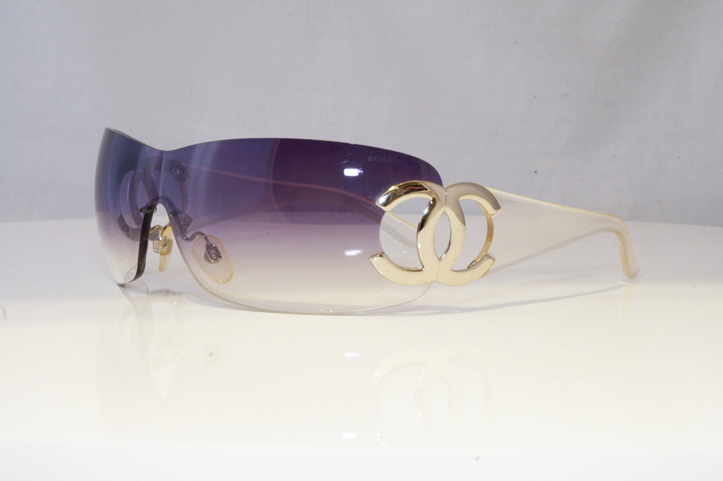 CHANEL Womens Designer Sunglasses Clear Shield HINGE 4125 124/8G 14126