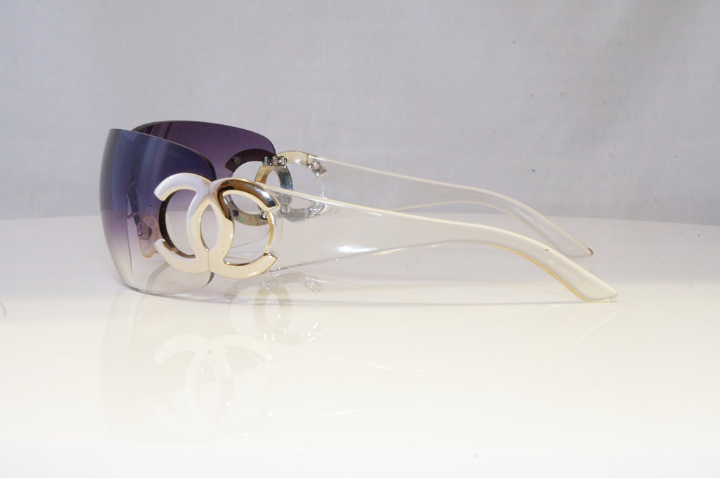 CHANEL Womens Designer Sunglasses Clear Shield HINGE 4125 124/8G 14126