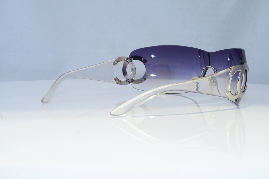 CHANEL Womens Designer Sunglasses Clear Shield HINGE 4125 124/8G 14126