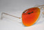 RAY-BAN Mens Designer Polarized Sunglasses Orange Aviator RB 3025 112/4D 15290