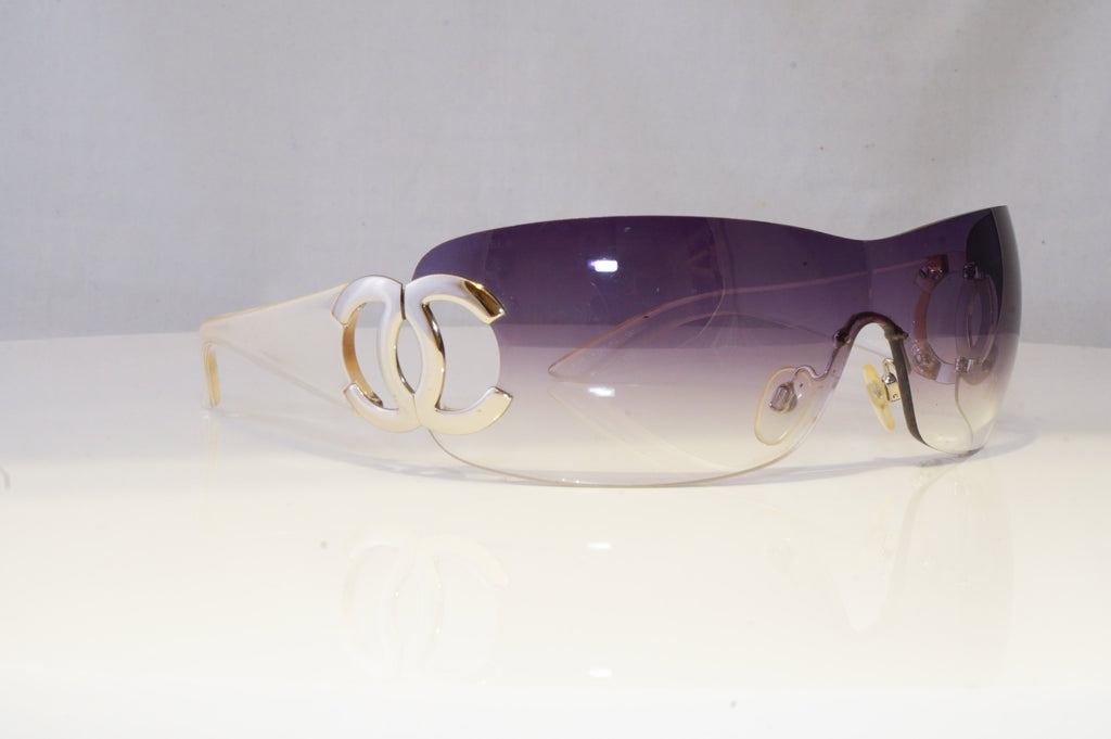 CHANEL Womens Designer Sunglasses Clear Shield HINGE 4125 124/8G 14126