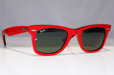 RAY-BAN Mens Womens Designer Sunglasses Red Wayfarer RB 2140 955 21312