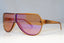 PRADA Mens Womens Boxed Designer Sunglasses Brown Shield SPR 54G 5AK-2Z1 19593