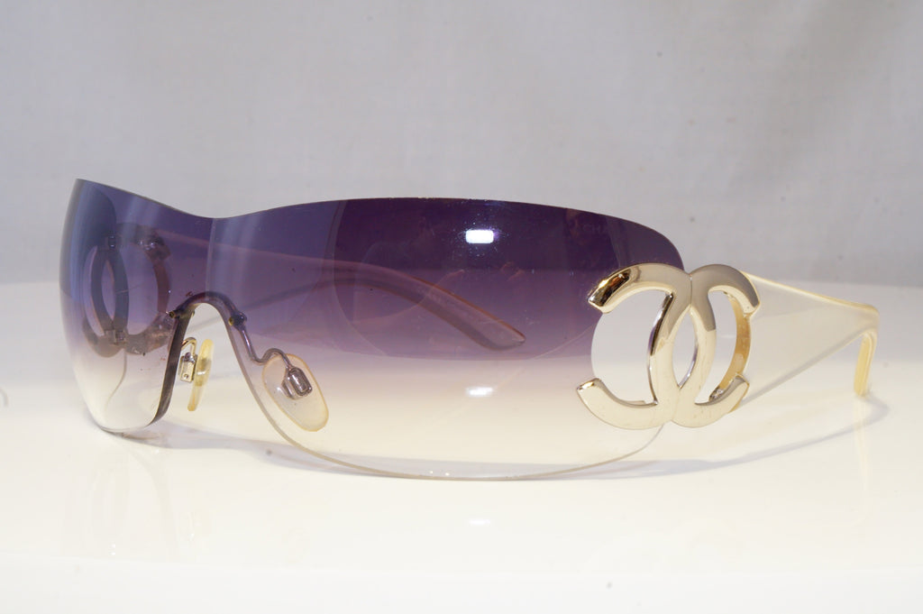CHANEL Womens Designer Sunglasses Clear Shield HINGE 4125 124/8G 14126