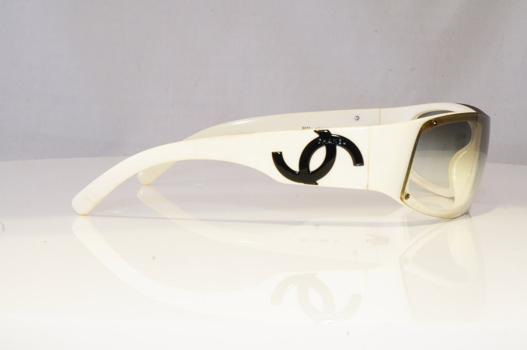 CHANEL Mens Womens Designer Sunglasses White Shield MARK 5072 716/8G 14203
