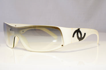 CHANEL Mens Womens Designer Sunglasses White Shield MARK 5072 716/8G 14203