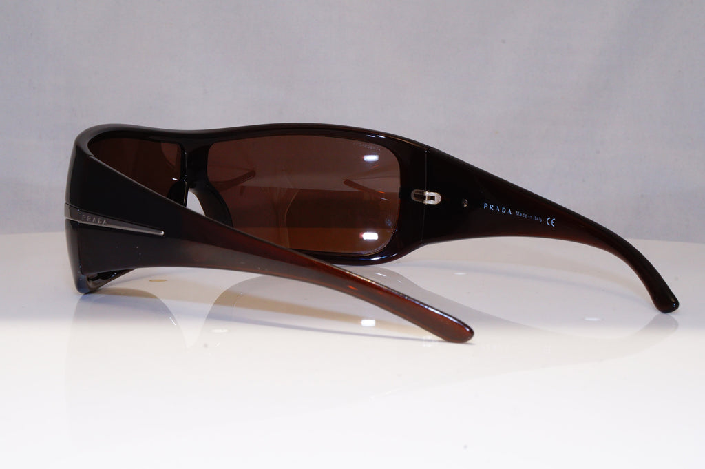 PRADA Mens Womens Designer Sunglasses Brown Shield SPR 02H 7JQ-BC1 21327