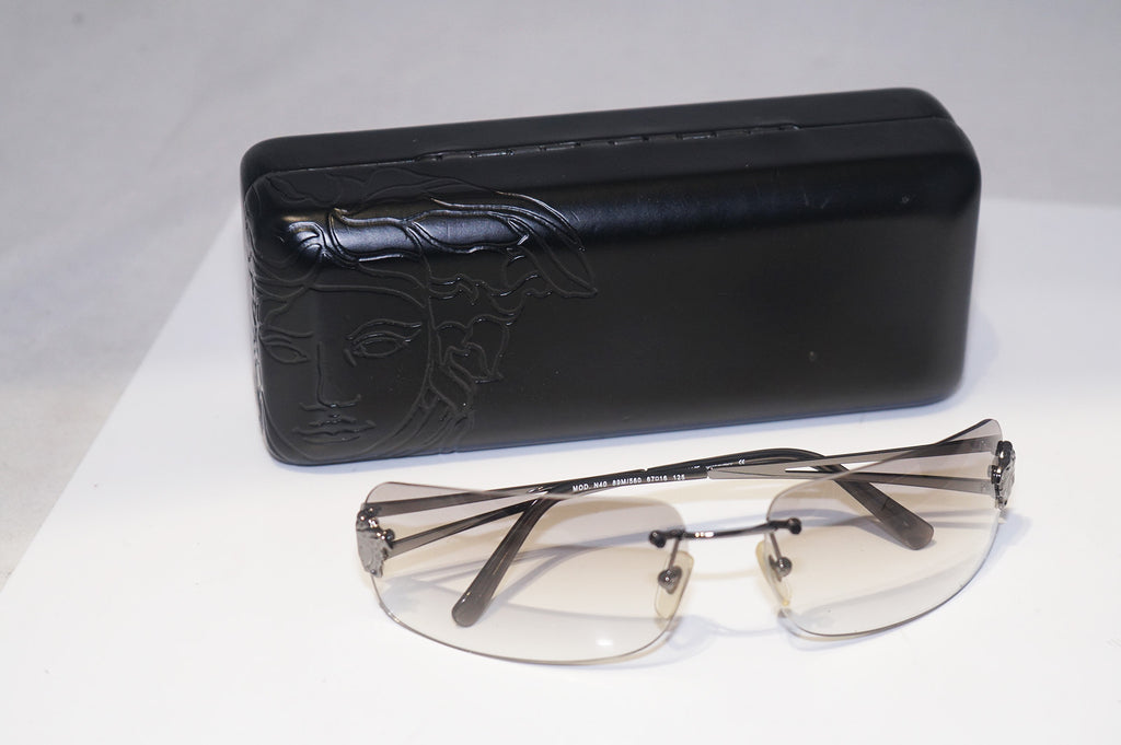 VERSACE Womens Desinger Sunglasses Silver Rectangle MOD N40 89M/560 14924