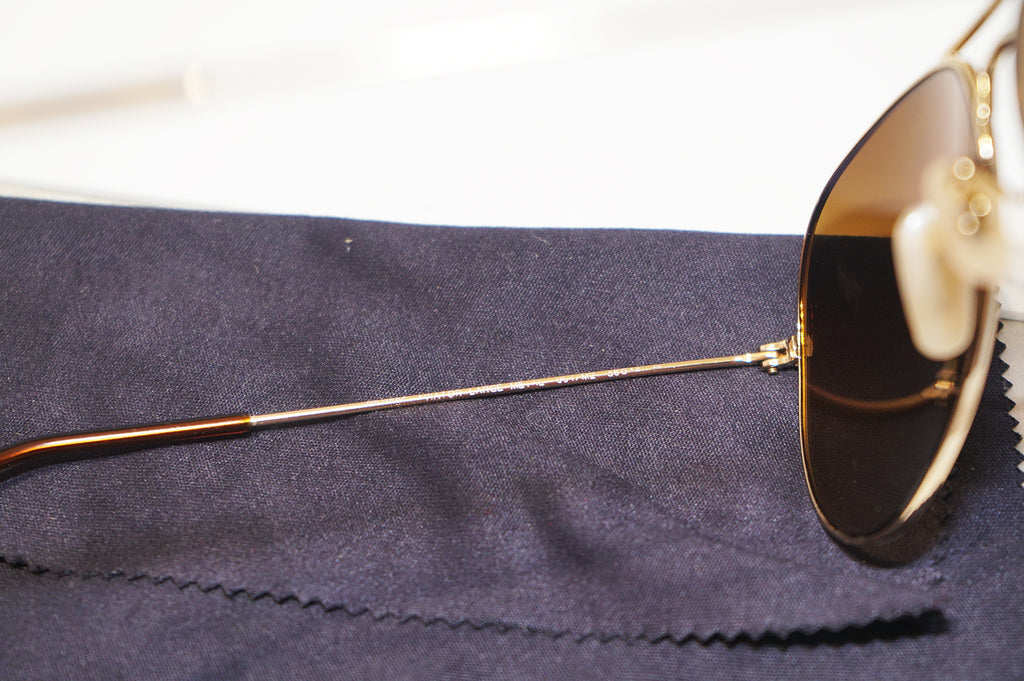RAY-BAN Mens Designer Polarized Sunglasses Brown Aviator RB 3025 001/M2 15240