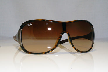 RAY-BAN Mens Unisex Designer Sunglasses Brown Shield RB 4091 710/13 16597