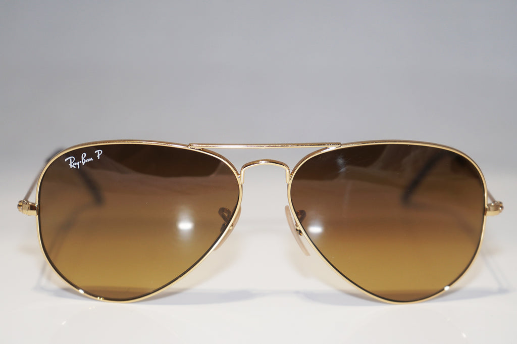 RAY-BAN Mens Designer Polarized Sunglasses Brown Aviator RB 3025 001/M2 15240