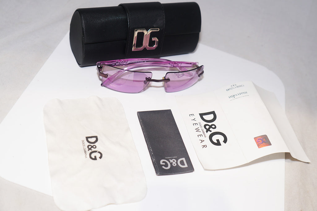 DOLCE & GABBANA Vintage Mens Unisex Designer Sunglasses Pink D&G 2067 282 14810