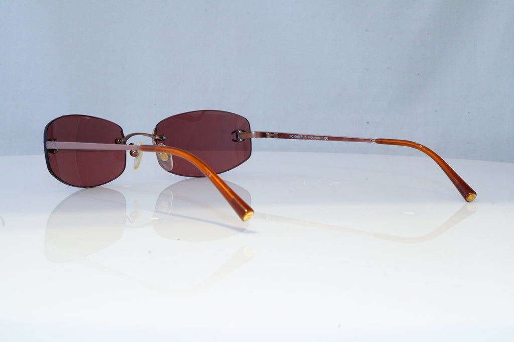 CHANEL Womens Vintage 1990 Designer Sunglasses Brown Rectangle 4002 116/75 19391