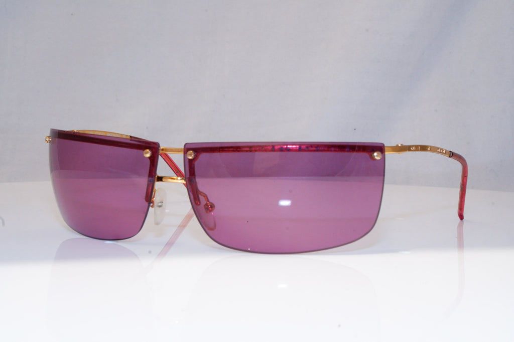 GUCCI Mens Womens Unisex Vintage Designer Sunglasses Gold Wrap GG 2653 18561
