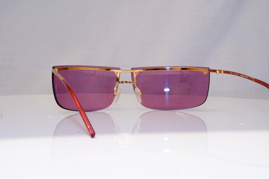 GUCCI Mens Womens Unisex Vintage Designer Sunglasses Gold Wrap GG 2653 18561