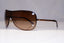 VERSACE Mens Womens Designer Sunglasses Brown Shield 2051 1061/13 21313