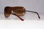VERSACE Mens Womens Designer Sunglasses Brown Shield 2051 1061/13 21313