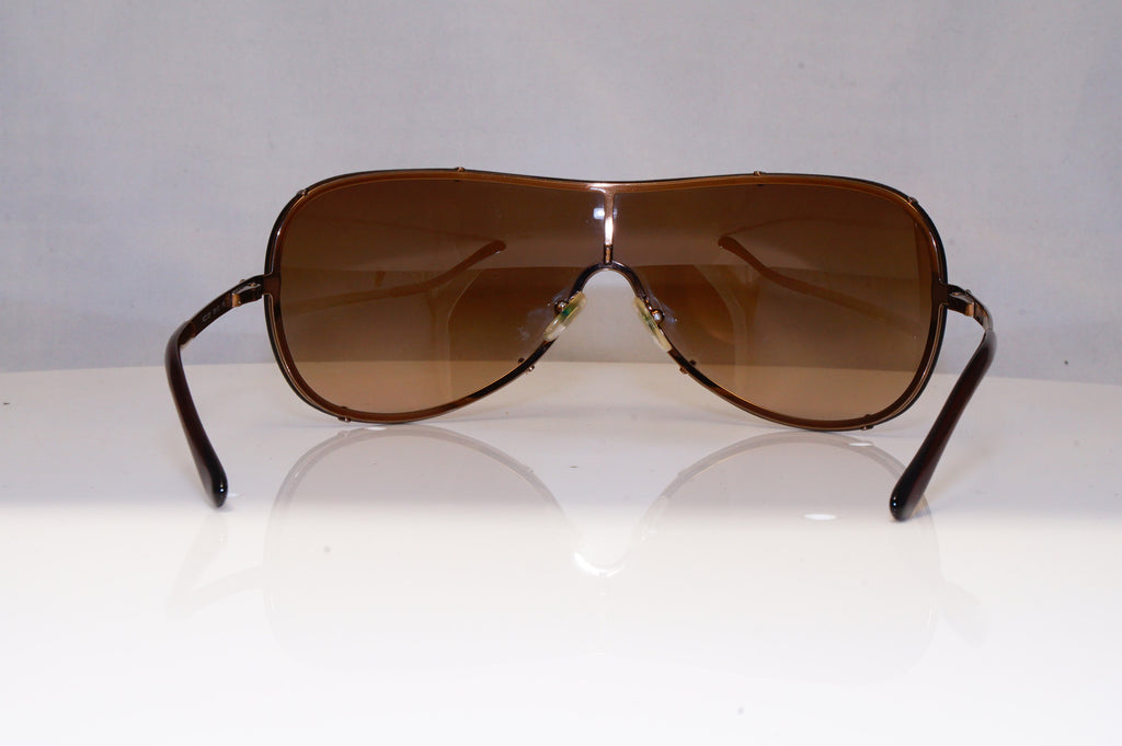 VERSACE Mens Womens Designer Sunglasses Brown Shield 2051 1061/13 21313