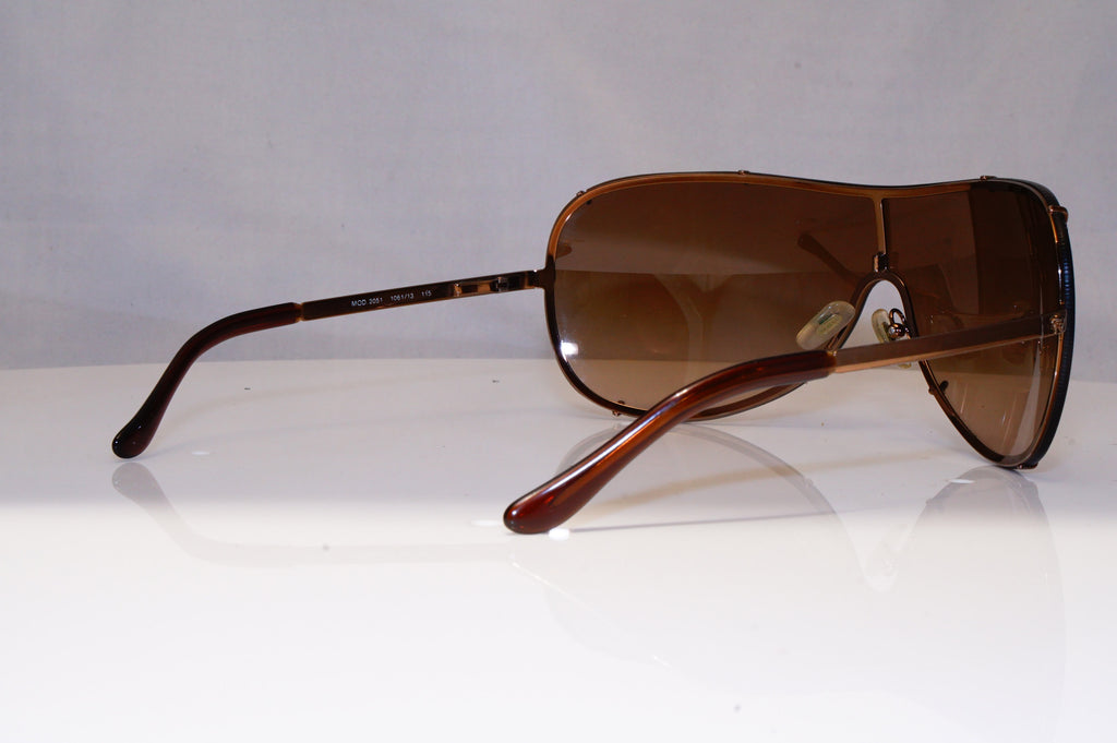 VERSACE Mens Womens Designer Sunglasses Brown Shield 2051 1061/13 21313