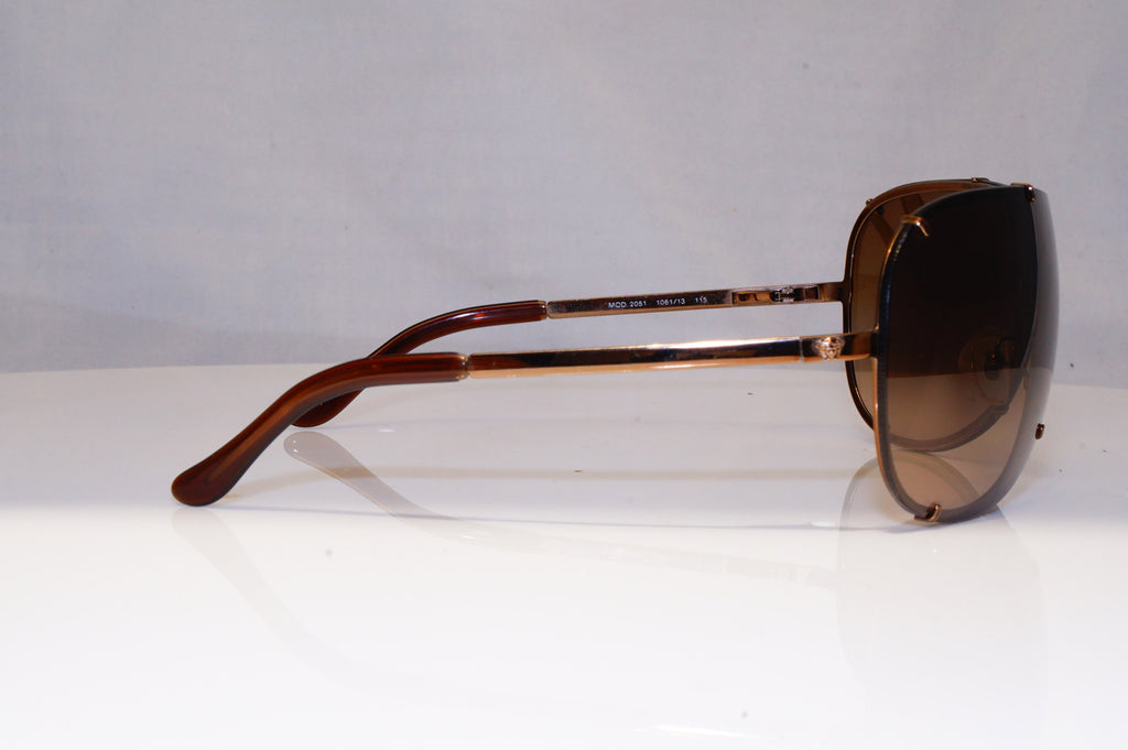 VERSACE Mens Womens Designer Sunglasses Brown Shield 2051 1061/13 21313