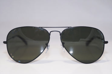 RAY-BAN Mens Designer Polarized Sunglasses Black Aviator RB 3025 W3361 15054