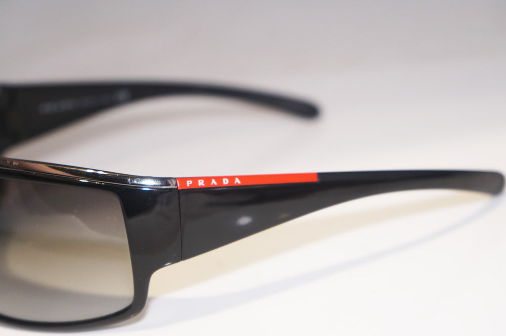 PRADA Mens Designer Sunglasses Black Wrap SPS 05G 1AB-5D1 14963