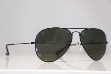 RAY-BAN Mens Designer Polarized Sunglasses Black Aviator RB 3025 W3361 15054