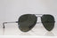 RAY-BAN Mens Designer Polarized Sunglasses Black Aviator RB 3025 W3361 15054