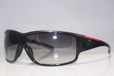 PRADA Mens Designer Sunglasses Black Wrap SPS 05G 1AB-5D1 14963