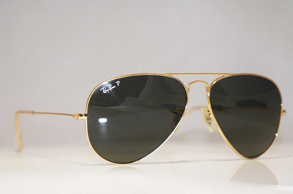 RAY-BAN Mens Designer Polarized Sunglasses Gold Aviator RB 3025 001/58 15293