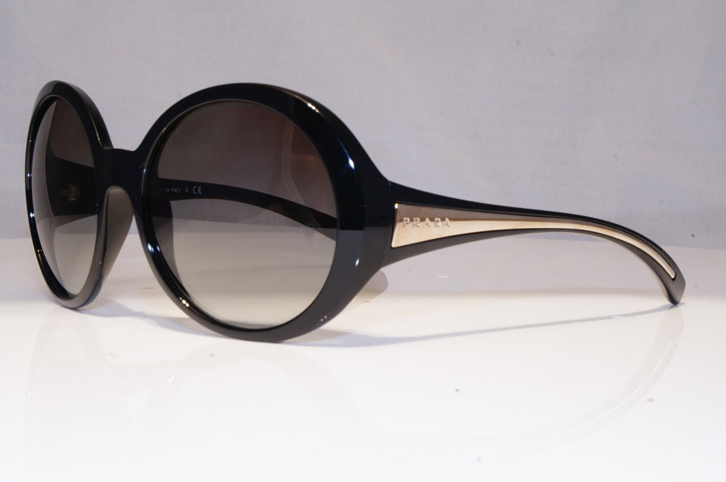 PRADA Womens Oversized Designer Sunglasses Black Round SPR 21LS 1AB-3M1 21319