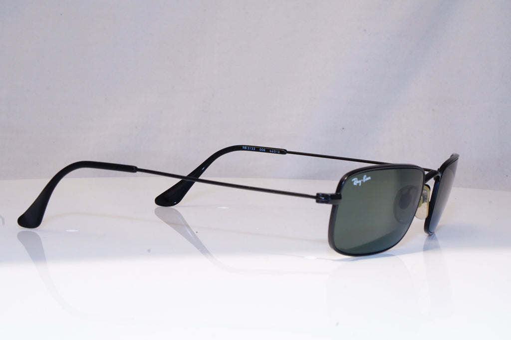 RAY-BAN Mens Designer Sunglasses Black Rectangle RB 3133 006 16576
