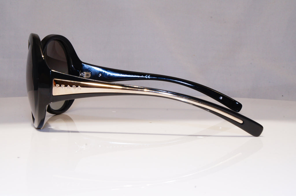 PRADA Womens Oversized Designer Sunglasses Black Round SPR 21LS 1AB-3M1 21319