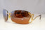 ROBERTO CAVALLI Womens Mirror Designer Sunglasses Gold SNAKE EGEO 99S 184 18596