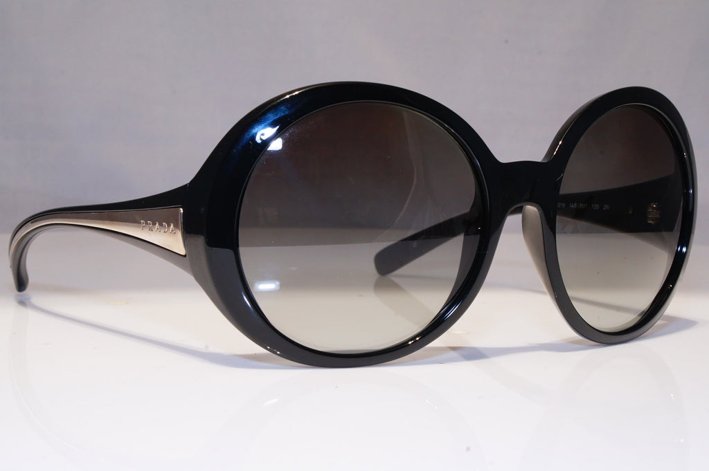 PRADA Womens Oversized Designer Sunglasses Black Round SPR 21LS 1AB-3M1 21319