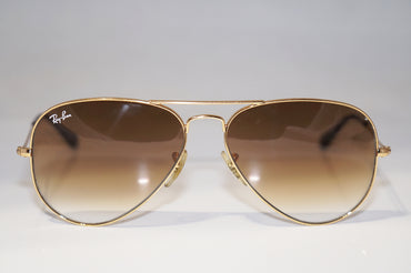 RAY-BAN Mens Unisex Designer Sunglasses Brown Aviator RB 3025 001/51 15055