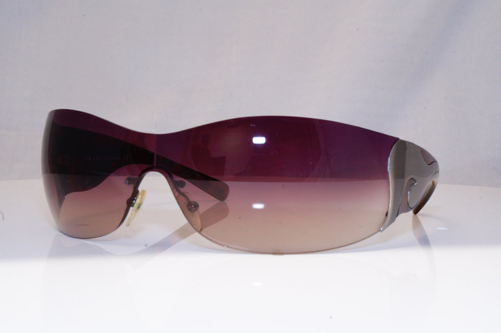 PRADA Womens Boxed Designer Sunglasses Brown Shield SPR 58F 2BU-6S1 18559
