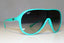 RAY-BAN Mens Unisex Designer Sunglasses Teal Shield RB 4077 749/8G 16627