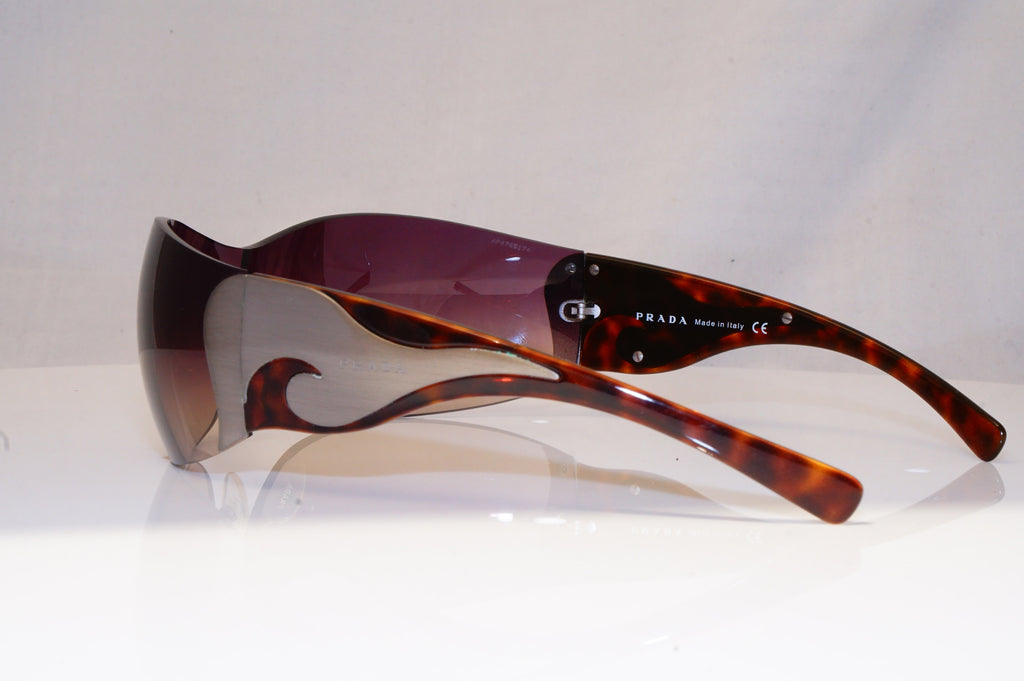 PRADA Womens Boxed Designer Sunglasses Brown Shield SPR 58F 2BU-6S1 18559