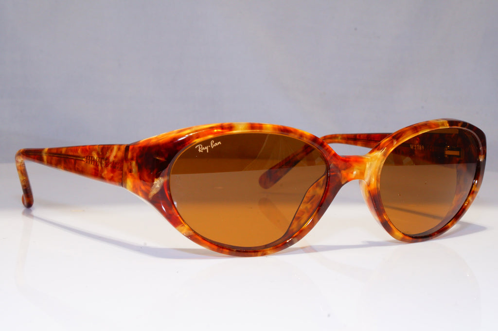 RAY-BAN Mens Womens Vintage 1990 Sunglasses Brown Rectangle W2798 BRN 21322