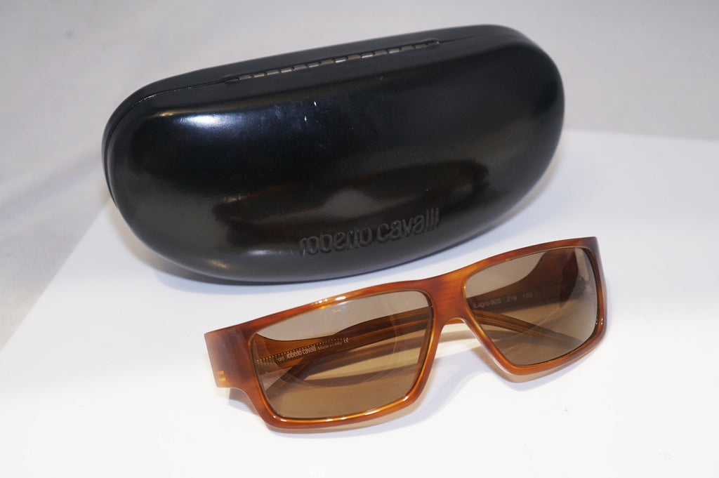 ROBERTO CAVALLI Vintage Mens Unisex Designer Sunglasses Brown EAGRO 92 219 14910