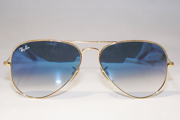RAY-BAN Mens Unisex Designer Sunglasses Blue Aviator RB 3025 001/3F 15015